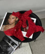 Набір трусиків-бразилійок PRINCESS BOX у червоному кольорі , фото 1