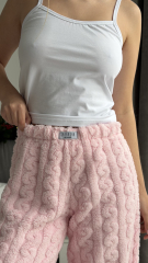 Піжама Embrace з махри в рожевому кольорі , фото 6