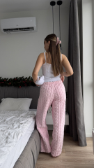 Піжама Embrace з махри в рожевому кольорі , фото 3