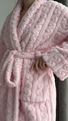 Піжама Embrace з махри в рожевому кольорі , фото 10