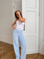 Піжама Embrace з махри в блакитному кольорі, фото 4