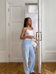 Піжама Embrace з махри в блакитному кольорі, фото 1