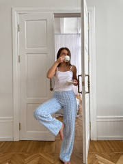 Піжама Embrace з махри в блакитному кольорі, фото 2