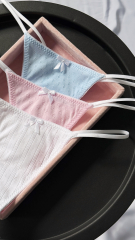 Набір трусиків з натуральної тканини Gloria (рожеві, блакитні, білі) , фото 3