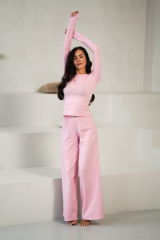 Піжама з натуральної тканини TRASY в рожевому кольорі, фото 8