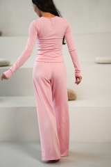 Піжама з натуральної тканини TRASY в рожевому кольорі, фото 4