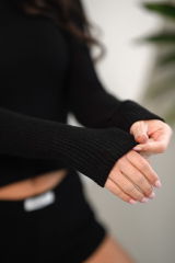 Костюм для дому трикотажний POLLY чорний, фото 5