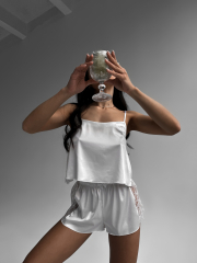 Піжама в білому кольорі Alison розмір S-M №346 , фото 1