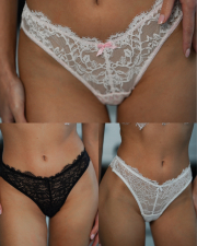 Набір трусиків Arfa білі, рожеві, чорні, фото 1