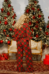 Піжама REMI новорічна в клітинку з рюшами, фото 5