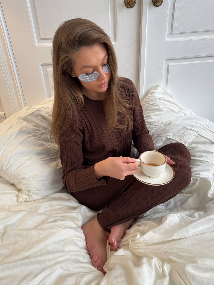 Піжама IRIS в коричневому кольорі довга, фото 15