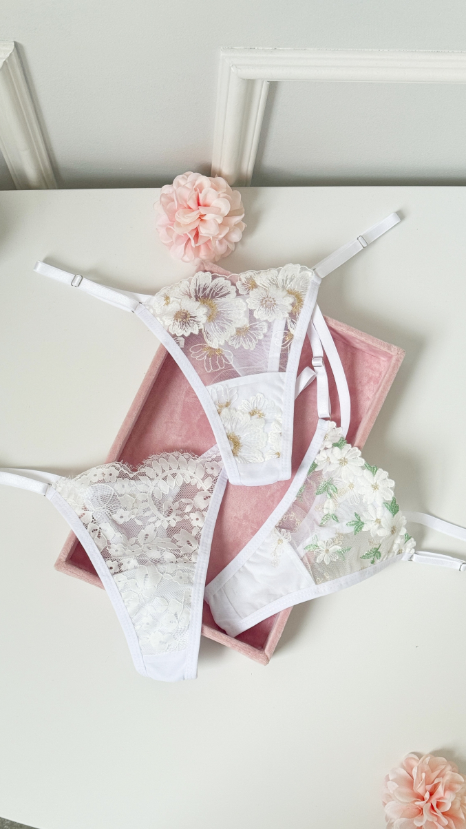 Набір трусиків в білому кольорі №5, фото 1