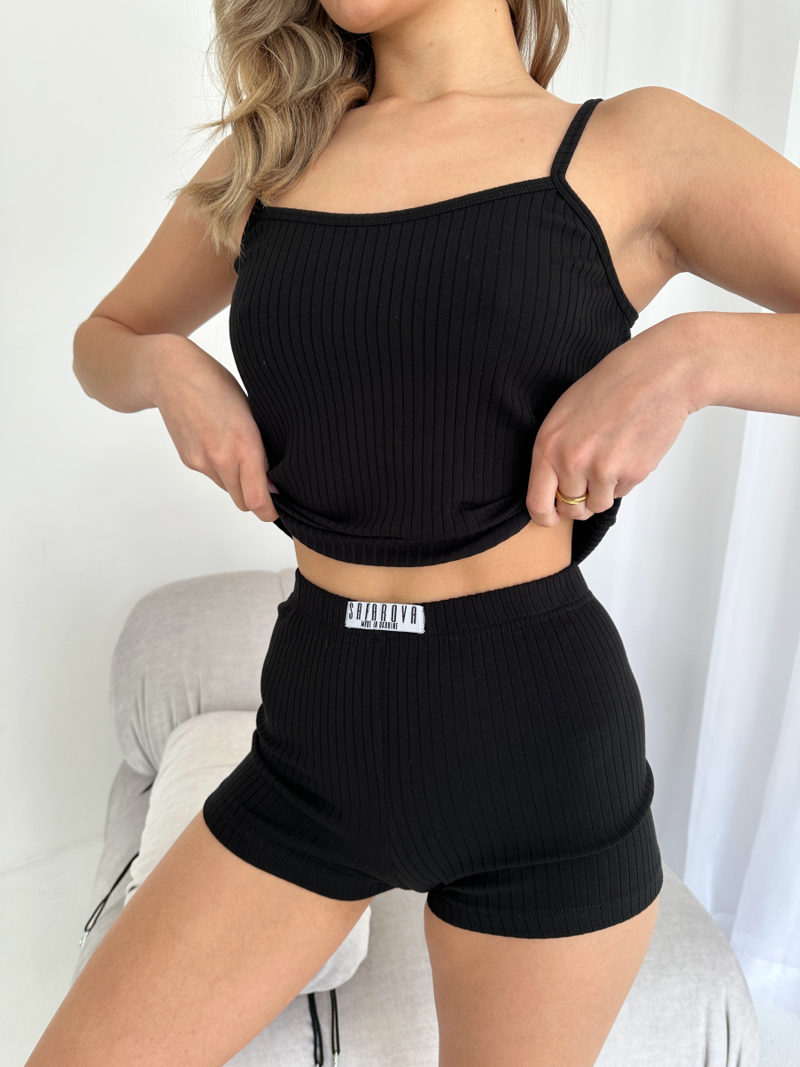 Піжама Jessi в чорному кольорі розмір XS №300, фото 1