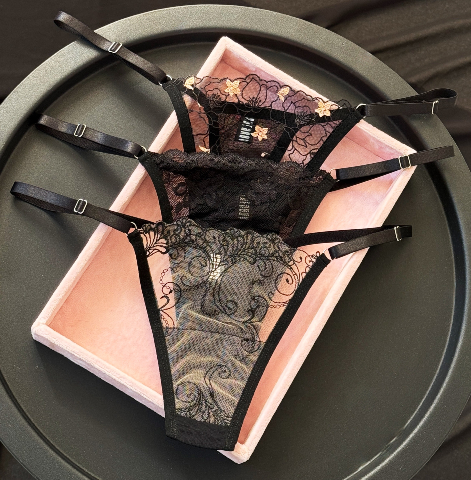 Набір трусиків в чорному кольорі №1, фото 9