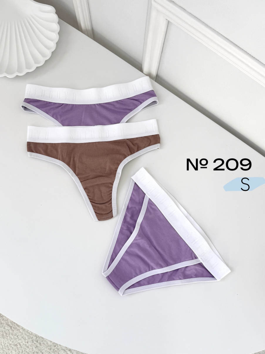 Набір бавовняних трусиків розмір S №209 , фото 1