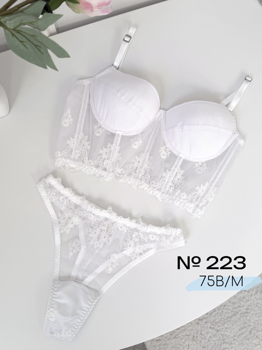 Комплект білизни з паралоновою чашкою в розмірі 75В, М №223, фото 1