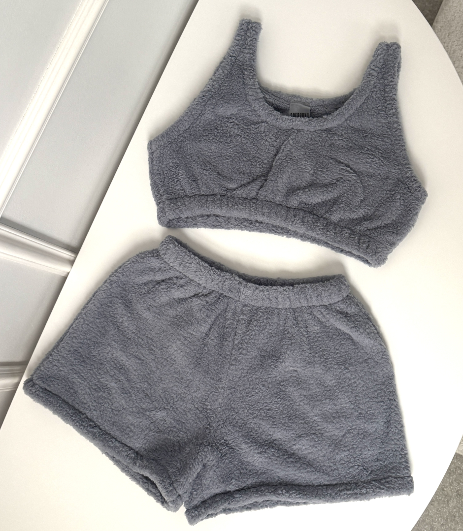 Сіра піжама S-M №260, фото 1