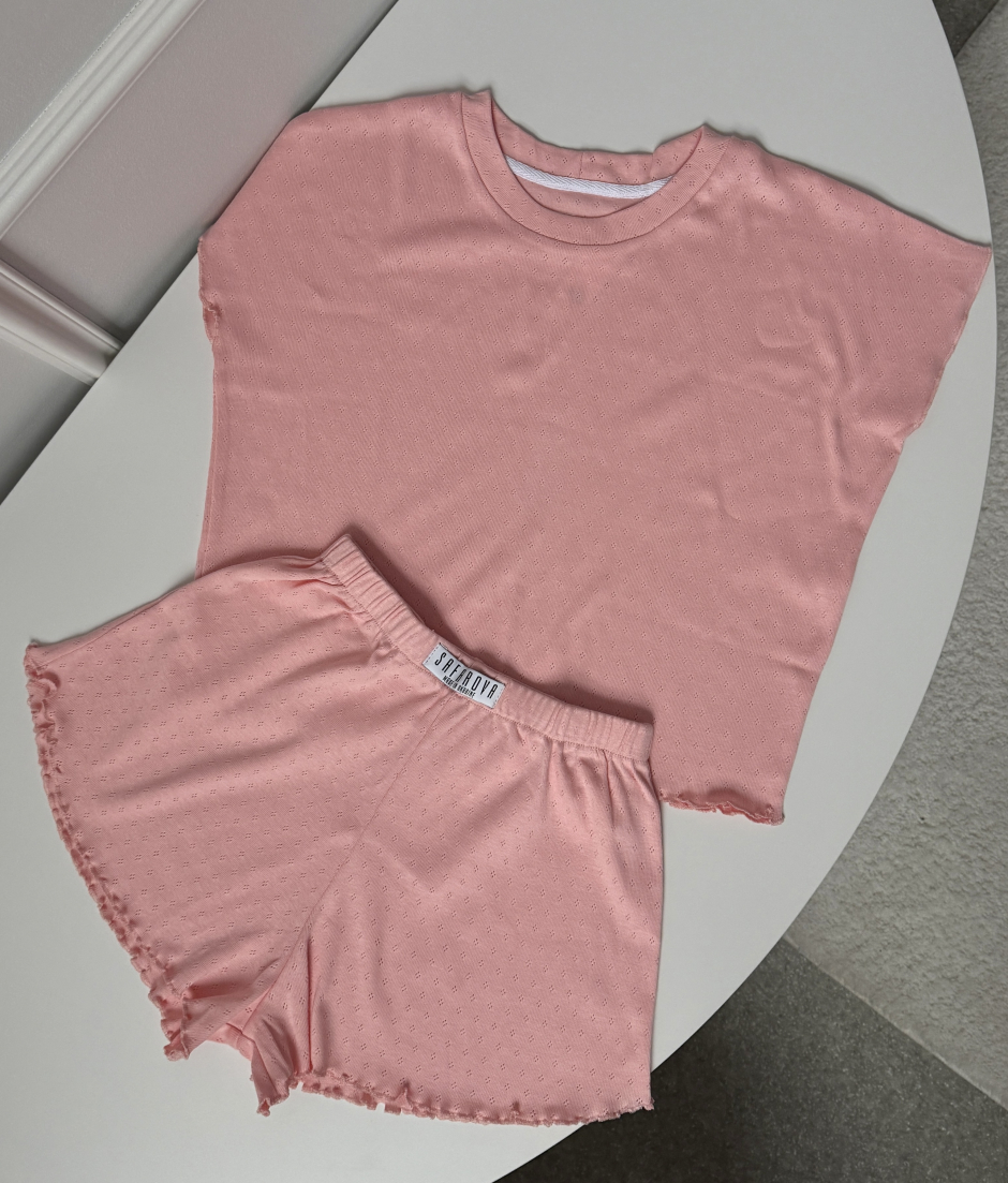 Піжама Leona в рожевому кольорі розмір XS №273, фото 1