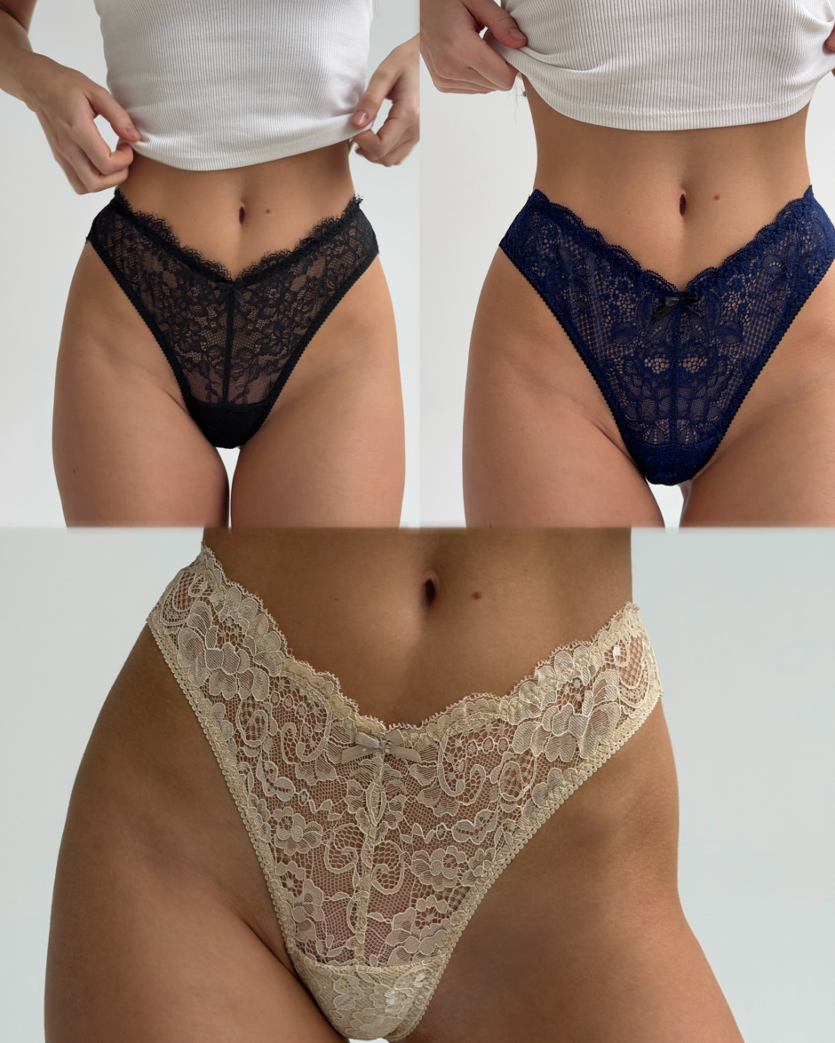 Набір трусиків Arfa бежеві, сині, чорні, фото 8