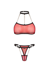 Комплект білизни UNDINE в червоному кольорі, фото 1 Комплект білизни UNDINE в червоному кольорі, фото 1